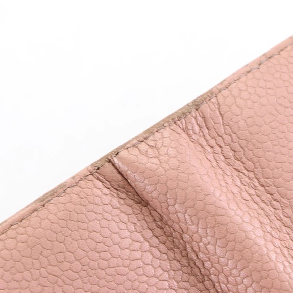 Chanel Caviar leather wallet pink - Picture 6 of 8